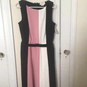 NWT Kate spade dress color blocked pleated